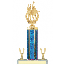 Trophies - #E-Style Volleyball Male Double Action Laurel